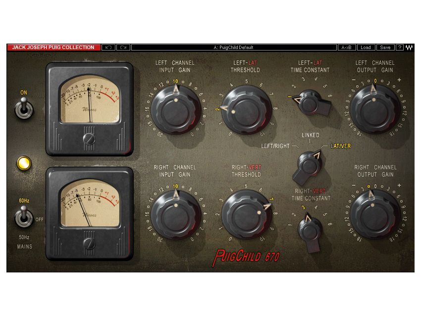 The PuigChild 670 is a stereo compressor.