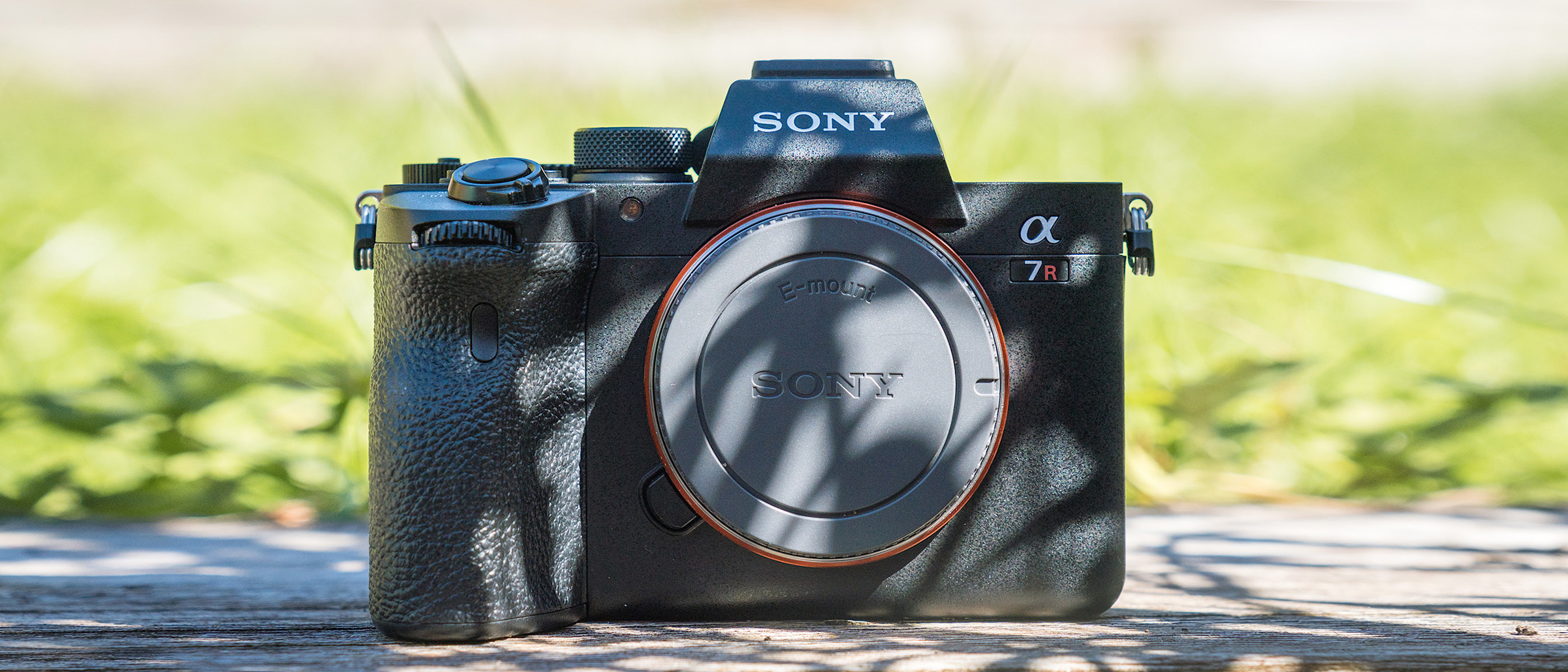 Front view of the Sony a7r iv