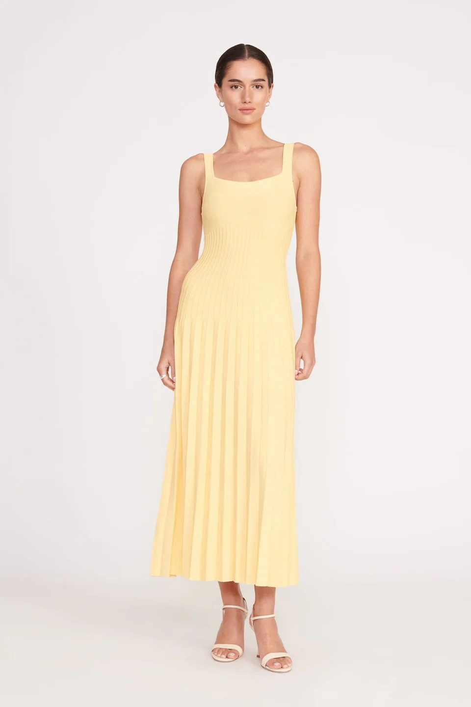 Staud, Ellison Dress Lemon Drop