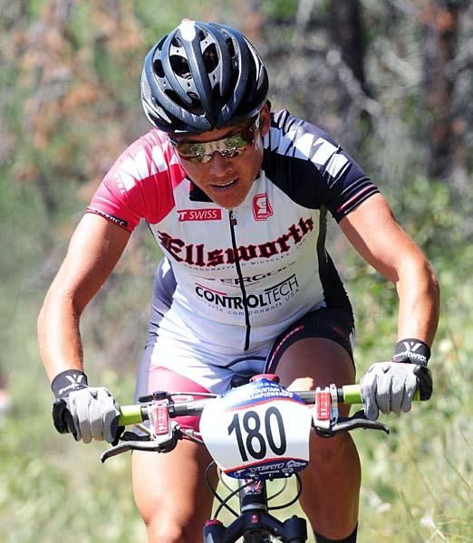 Pua Sawicki (Ellsworth) riding in the top five