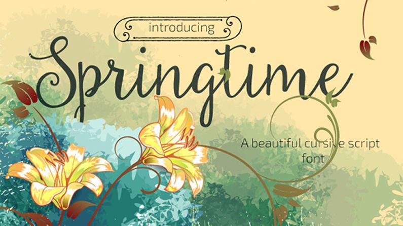 Font of the day: Springtime | Creative Bloq