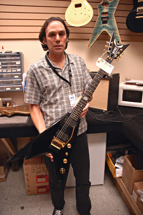 Dean's CEO, Elliott Rubinson, shows off the new model
