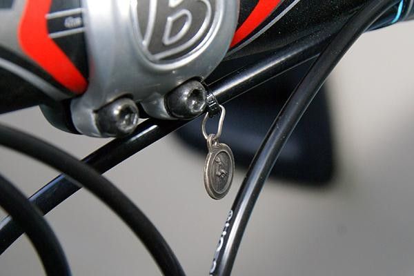 Astana rider Jos&eacute; Luis Rubiera hits the road with this companion.
