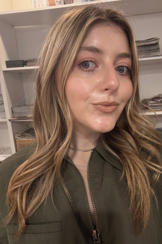 Marie Claire Editors wearing mac nudes macximal lipstic