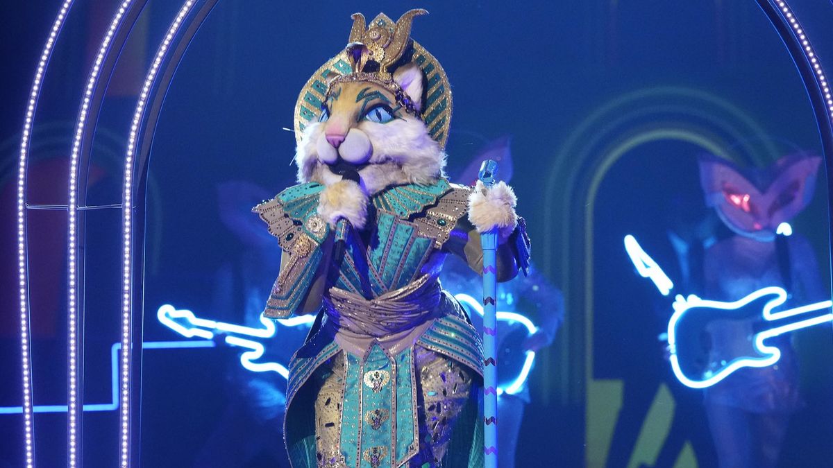 Miss Cleocatra performs on The Masked Singer season 11