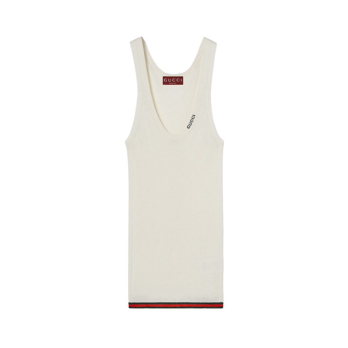 Gucci, Rib Silk Tank Top