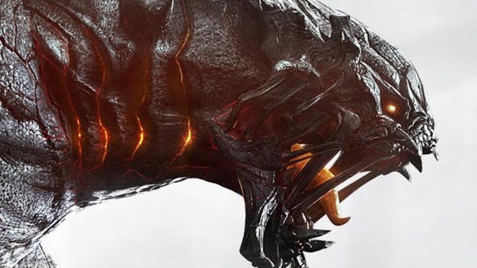 The Goliath from Evolve roars