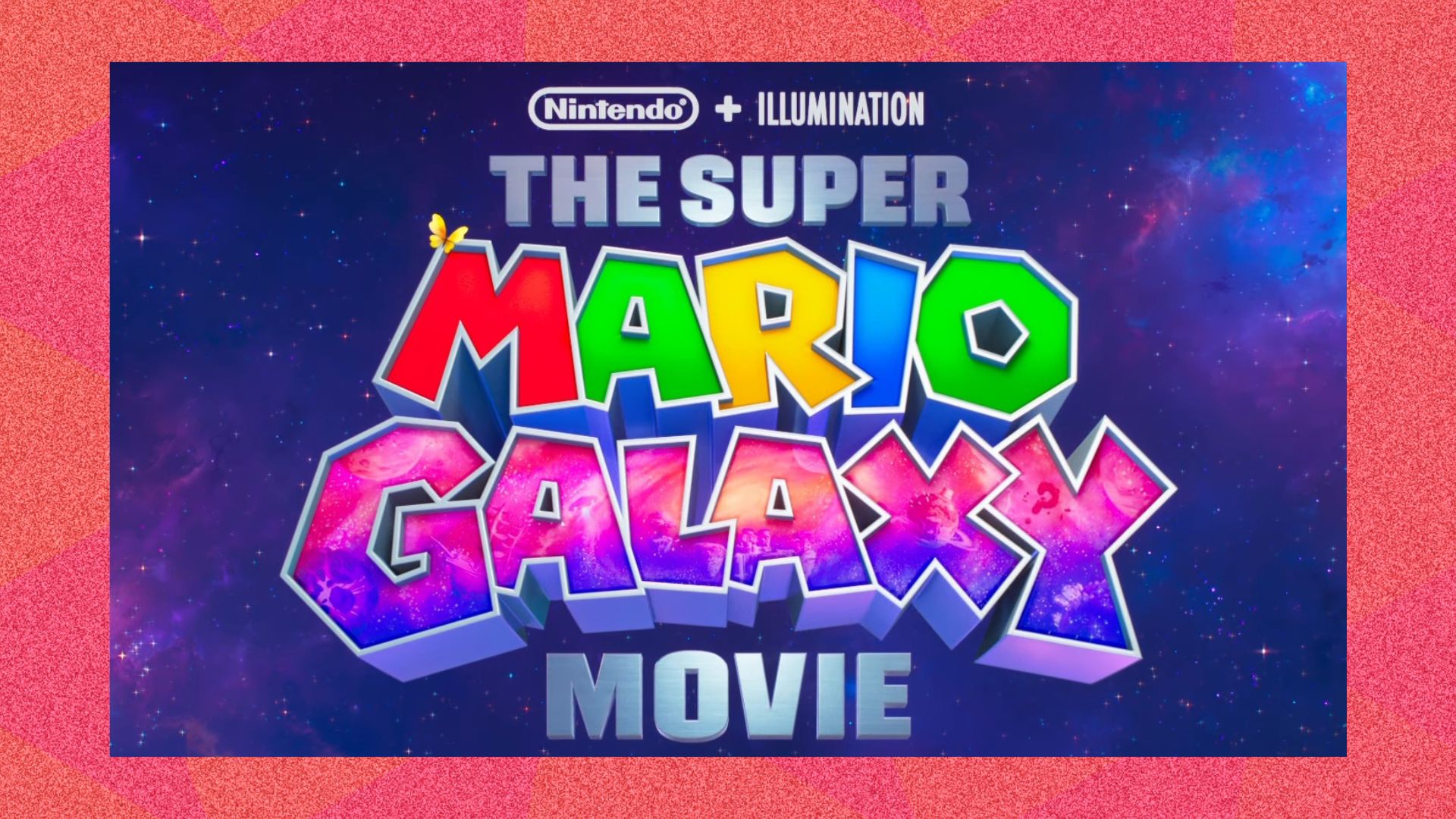 Super Mario Galaxy Movie title card 