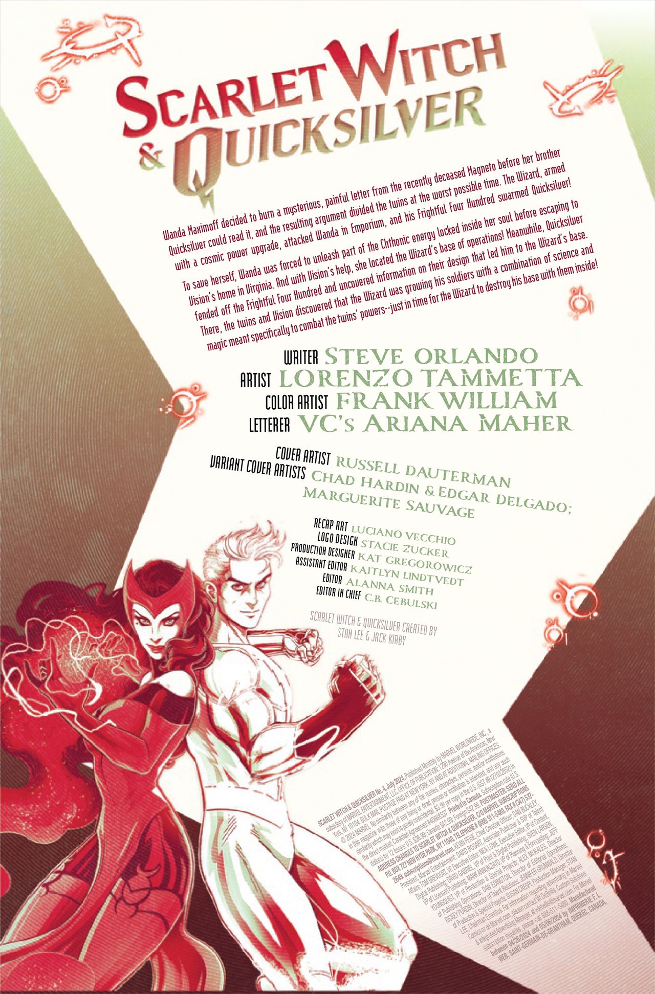 Art from Scarlet Witch &amp; Quicksilver #4
