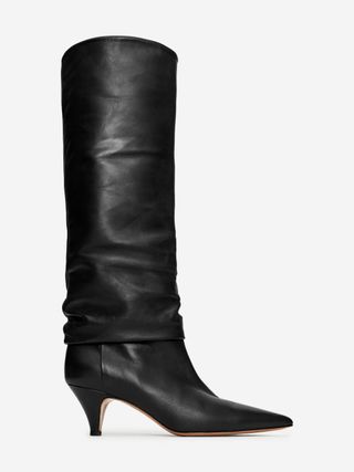 Slouchy Leather Boots