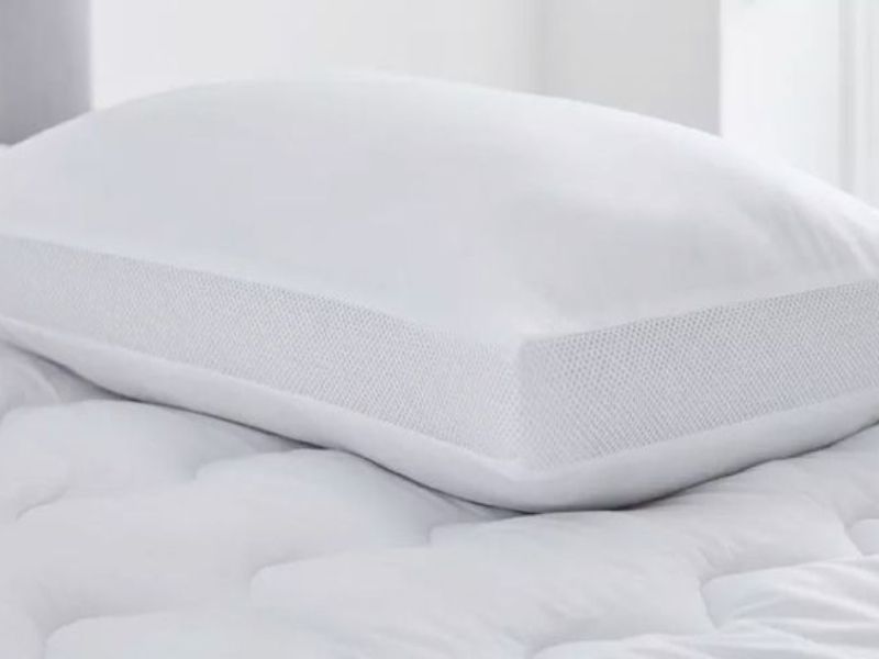 Silentnight Airmax Pillow on a white mattress