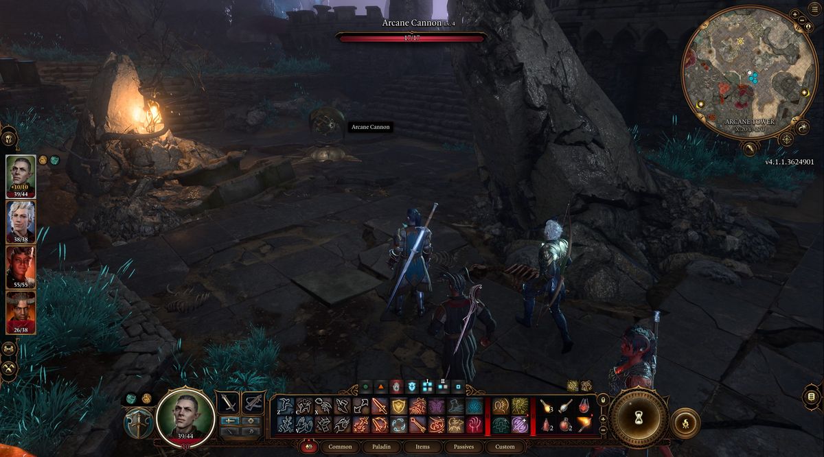 Approaching Arcane Cannons Baldur's Gate 3