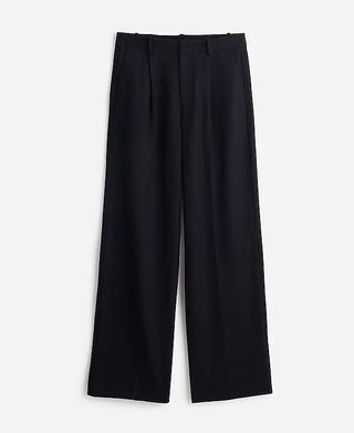 Madewell Slouchy Straight Hose aus drapiertem Twill