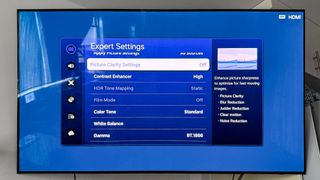 Samsung S90D TV settings