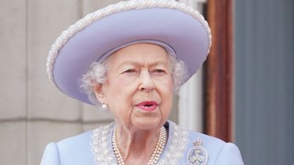  Queen Archie and Lilibet moment she'd "have loved" to see revealed, Her Majesty is seen here on the balcony of Buckingham Palace