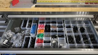 Photo of second storage drawer