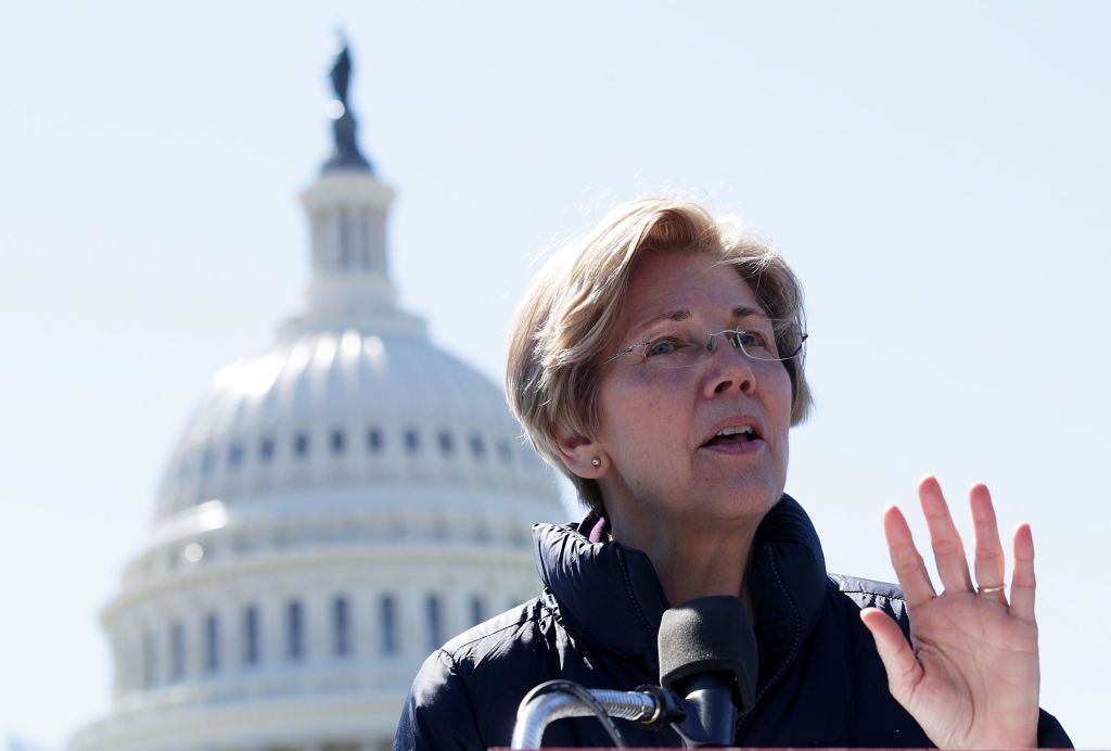 Sen. Elizabeth Warren.