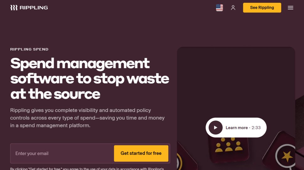 Rippling website screenshot (October 2025).