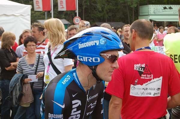 Leipheimer before the race of the truth