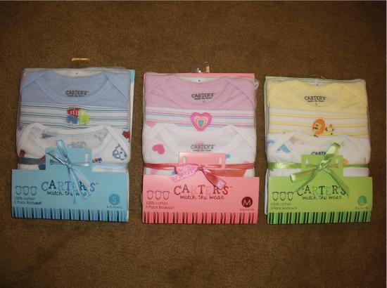 Three-pack bodysuit