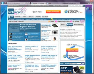 IE9 - Popular? Not half. Well actually half.