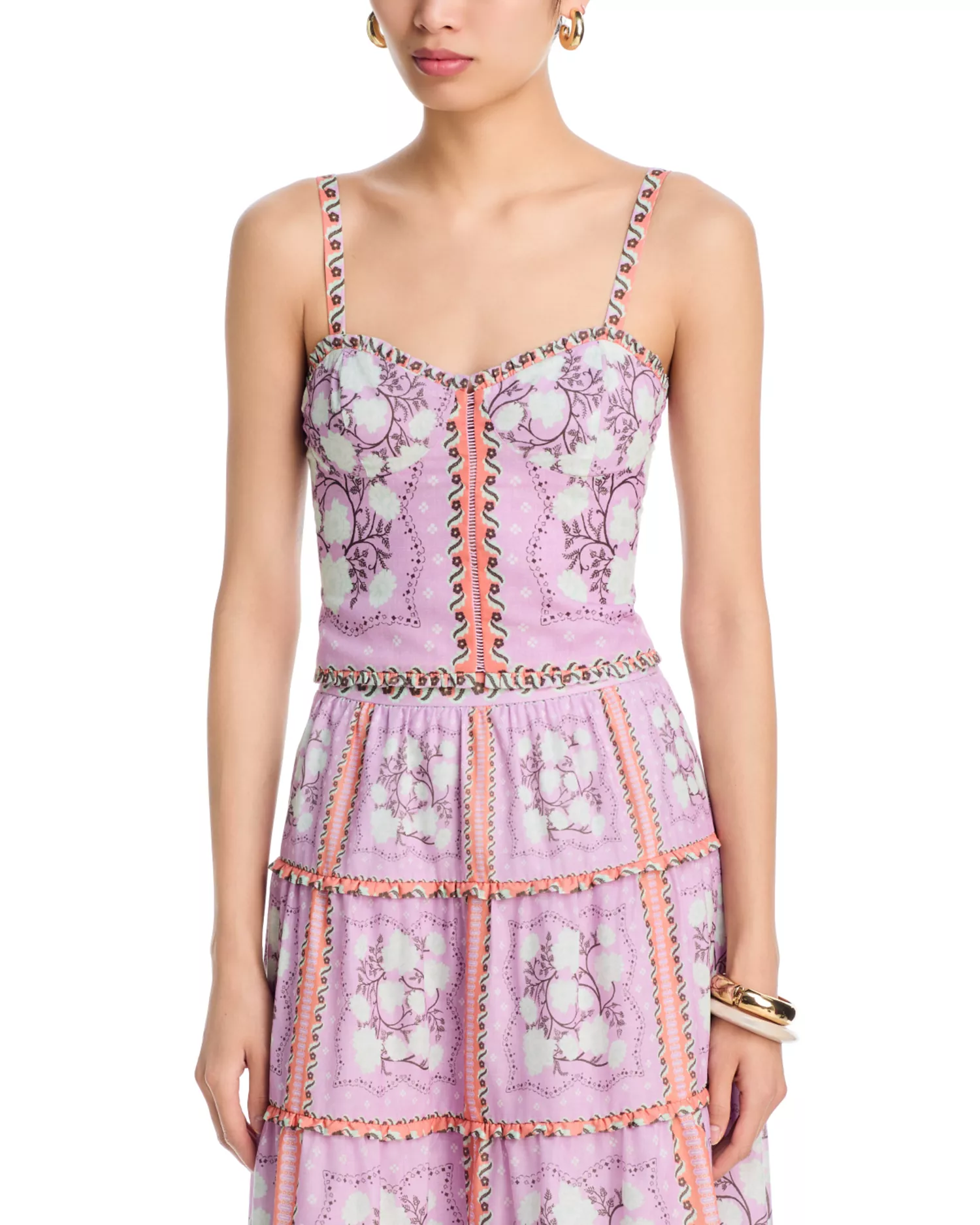 Lace Up Bustier Top - Exclusive