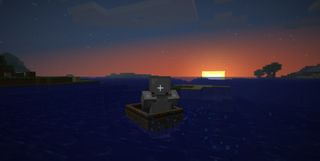 Minecraft Diary 26 - Boat Sunset