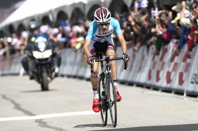 Cl&eacute;ment Chevrier crosses the line
