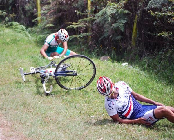 Ouch! Race ended for a couple of the PanAm hopefuls.
