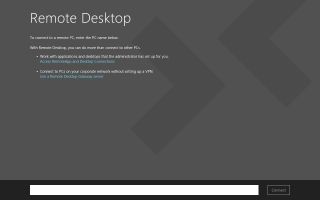 A friendlier remote desktop client than in Windows 7