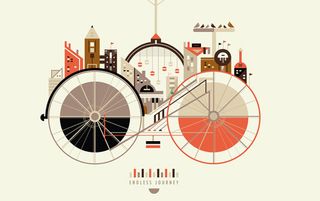 Travel posters - cycling