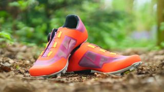 Fizik Proxy shoes pictured in a forest