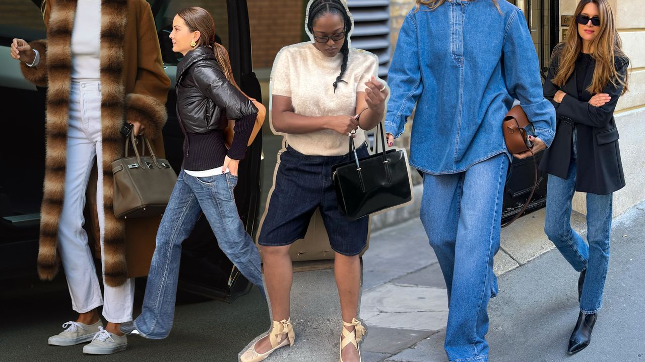 Women in different jeans