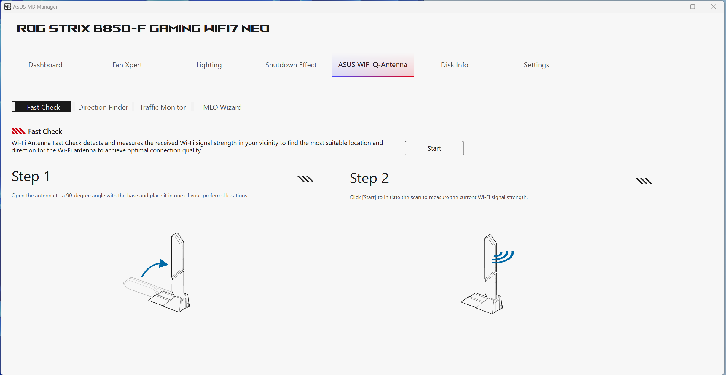 Asus ROG Strix B850-F Gaming Wifi Neo - Software