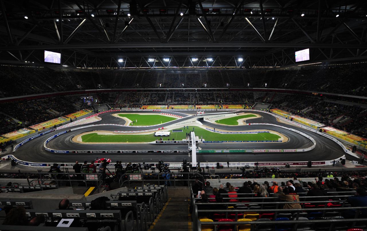 The 2010 Race of Champions at the stadium of Fortuna Dusseldorf in Germany