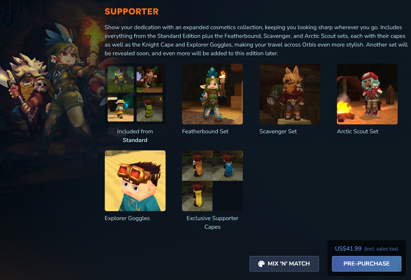 Hytale launch times: An overview of the Hytale Supporter edition bundle and the bonus cosmetics it includes.