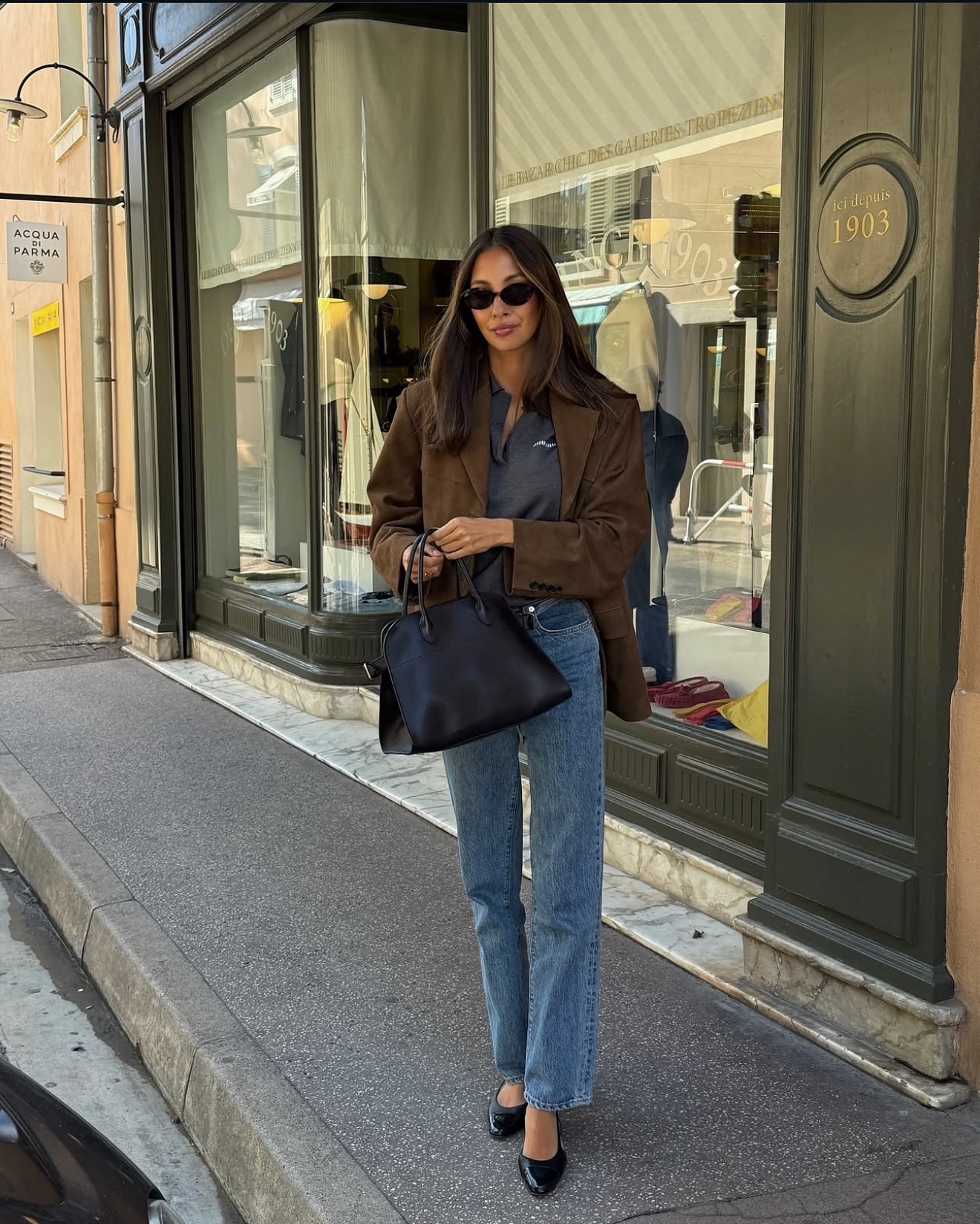 @fakerstorm wearing classic denim trends