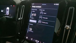 Volvo C40 Recharge smart screen