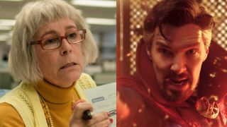 Jamie Lee Curtis in Everything Everywhere All at Once and Benedict Cumberbatch in Doctor Strange 2