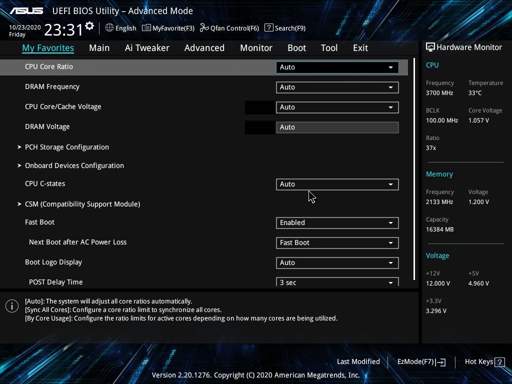 Asus Prime Z490M-Plus BIOS