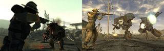 Left: Fallout 3. Right: Fallout: New Vegas