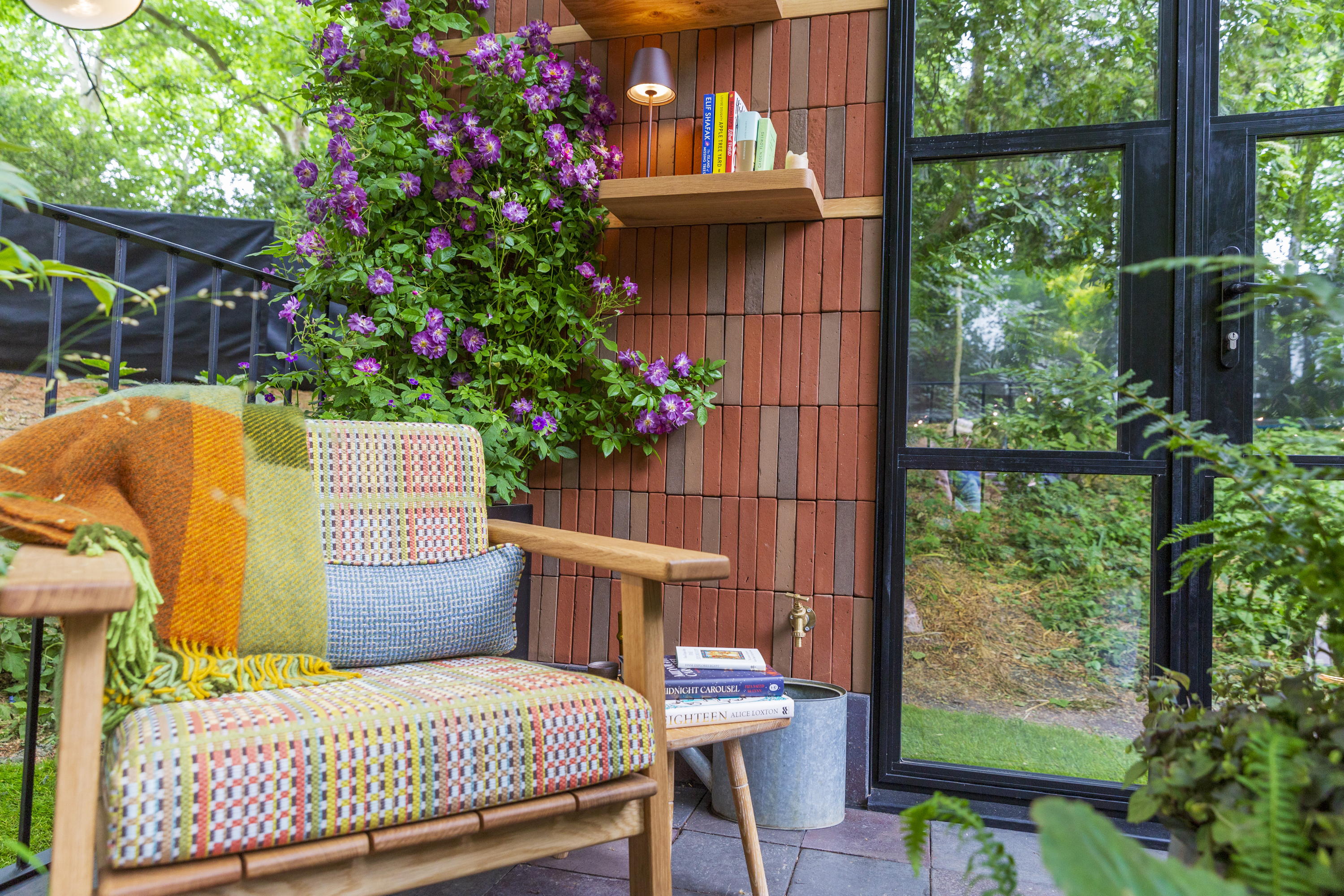 A Space to Read Balcony Garden sponsored by Viking at RHS Chelsea Flower Show 2025
