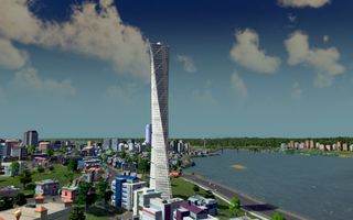 Cities Skylines mod - Turning Torso