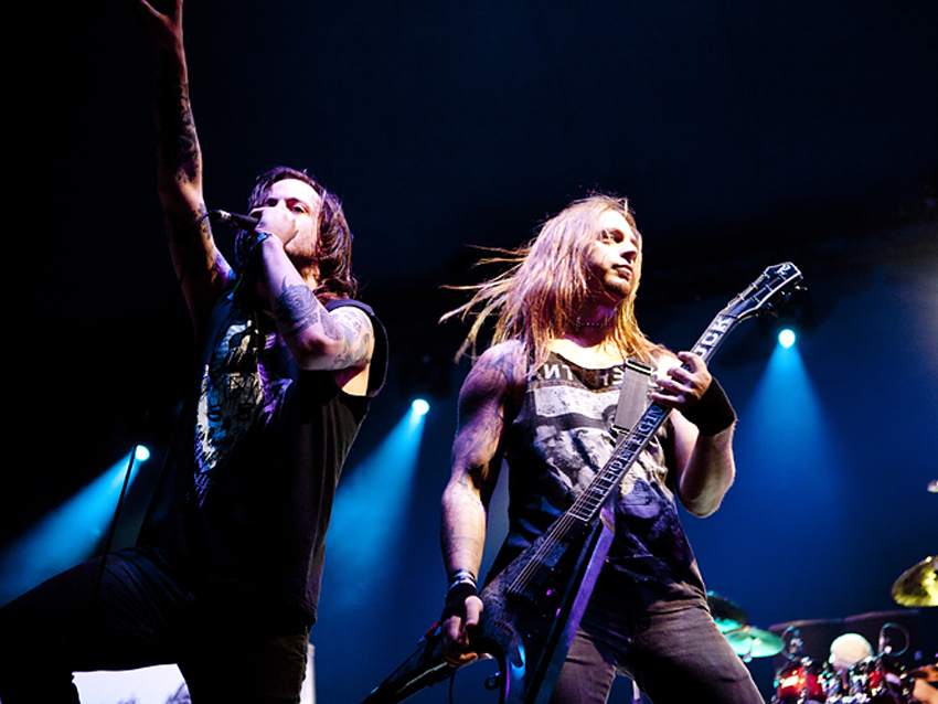 AxeWound frontman Liam Cormier and guitarist Matt Tuck