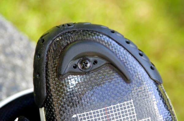 A recently added toe protector prevents scuffing during walking