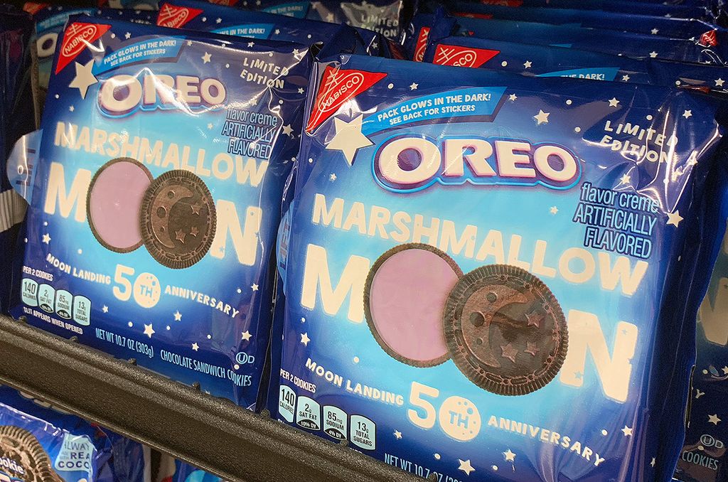 Oreo Moon Landing Cookies Touch Down in Stores (With Stickers!) Space