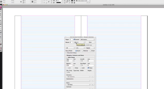 InDesign plugins: Grid Calculator Pro