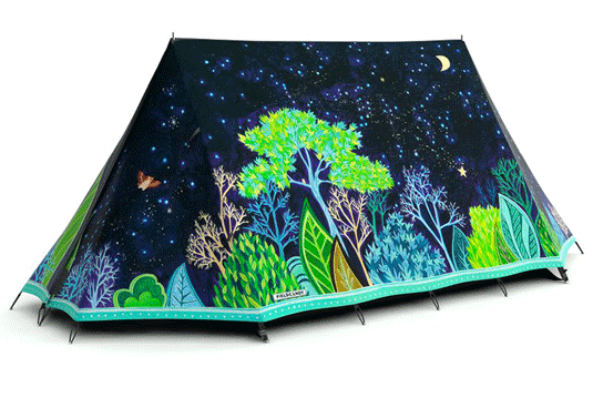 Stand out in the field with this glow-in-the-dark inspired design