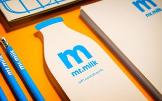 Mr Milk branding