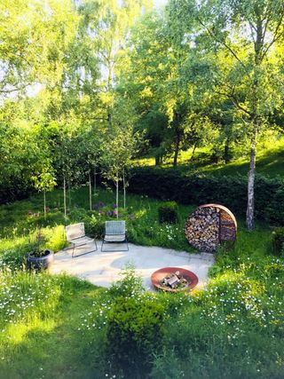 rewilding: wildlife garden